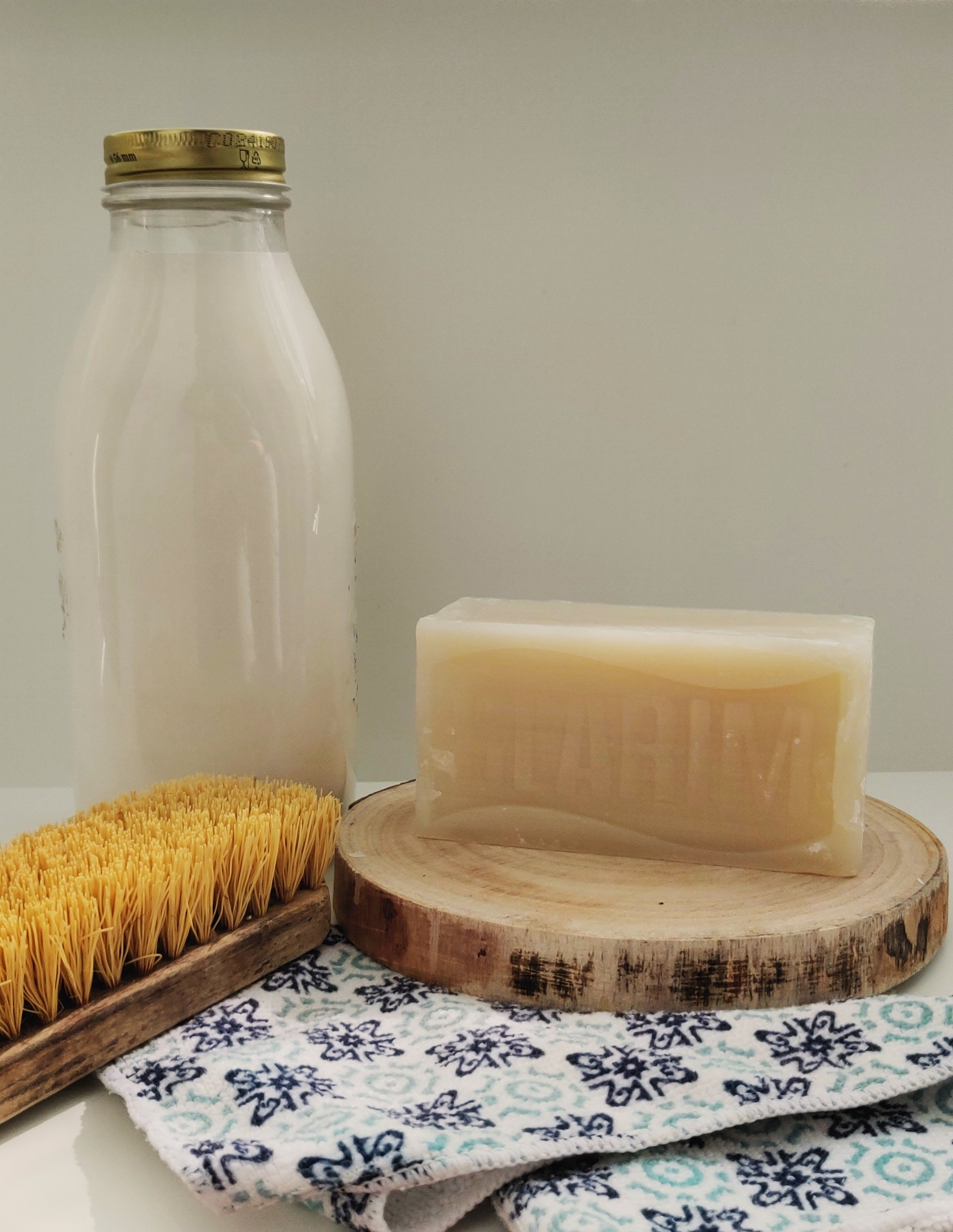 Detergente para a máquina da roupa&nbsp;caseiro