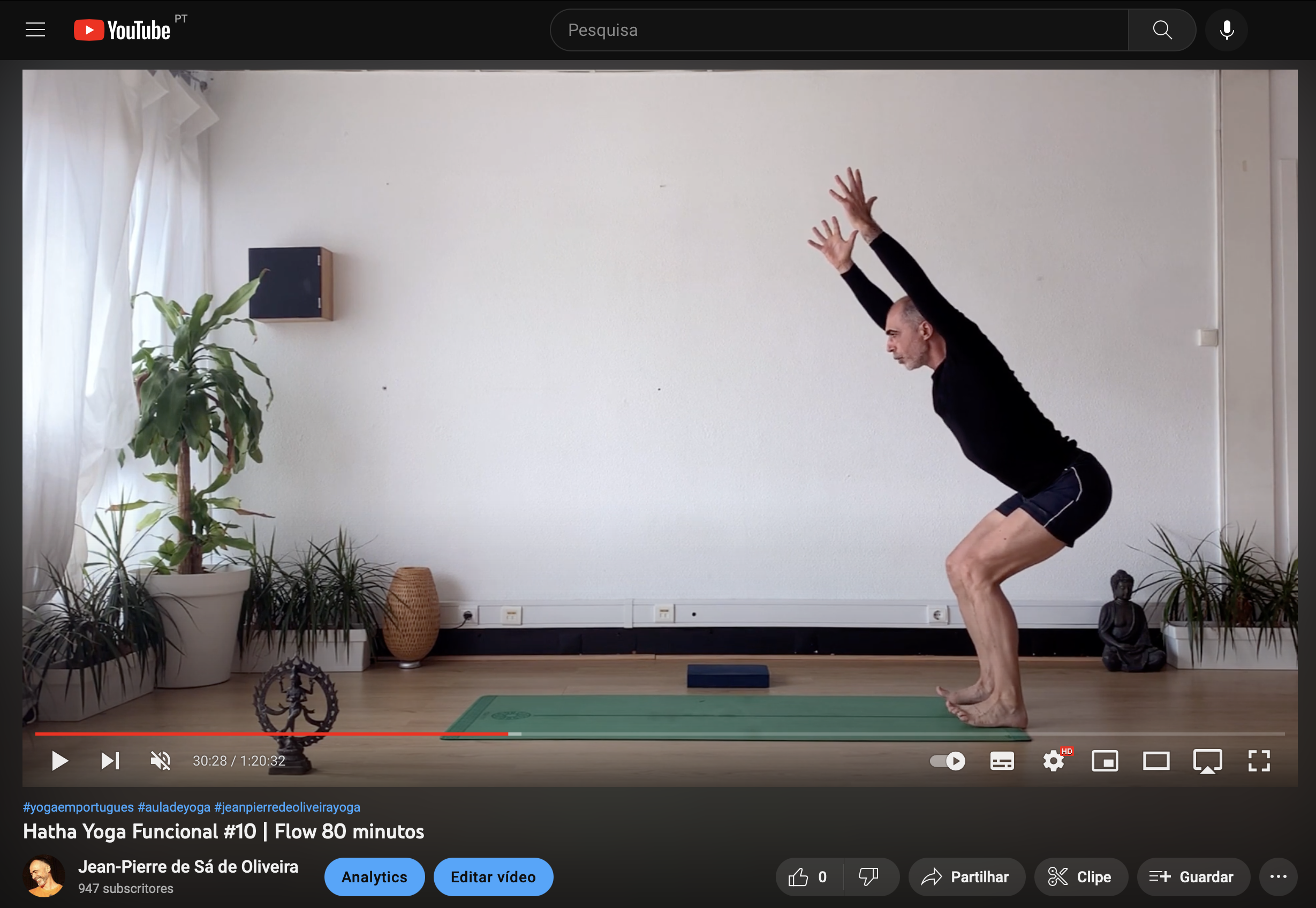 Grátis prática de Hatha Yoga Funcional #10 Flow 90&nbsp;minutos